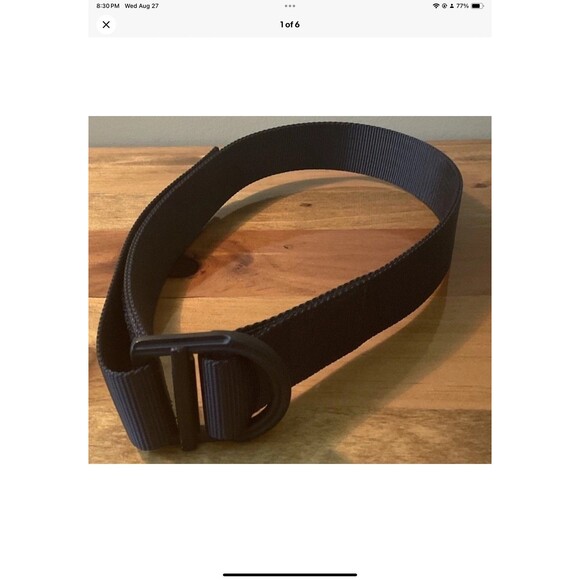 5.11 TACTICAL Trainer Belt #59409 Black Size 33” Hook And Loop Closure New *READ - Picture 1 of 6
